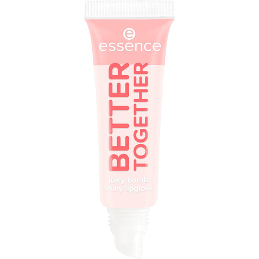 essence SAY IT WITH JUICY BETTER TOGETHER juicy bomb shiny lipgloss, Nr. 01, Transparent, vegan, ohne Konservierungsstoffe, ohne Parabene, ohne Mikroplastikpartikel, 1er Pack (10ml)