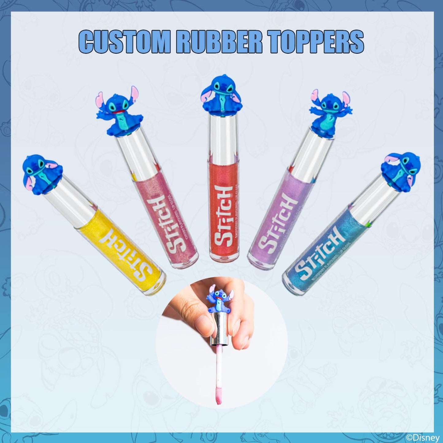 Stitch Lipgloss Pflanzlich 10er Set Mädchen Geschenk
