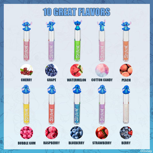 Stitch Lipgloss Pflanzlich 10er Set Mädchen Geschenk