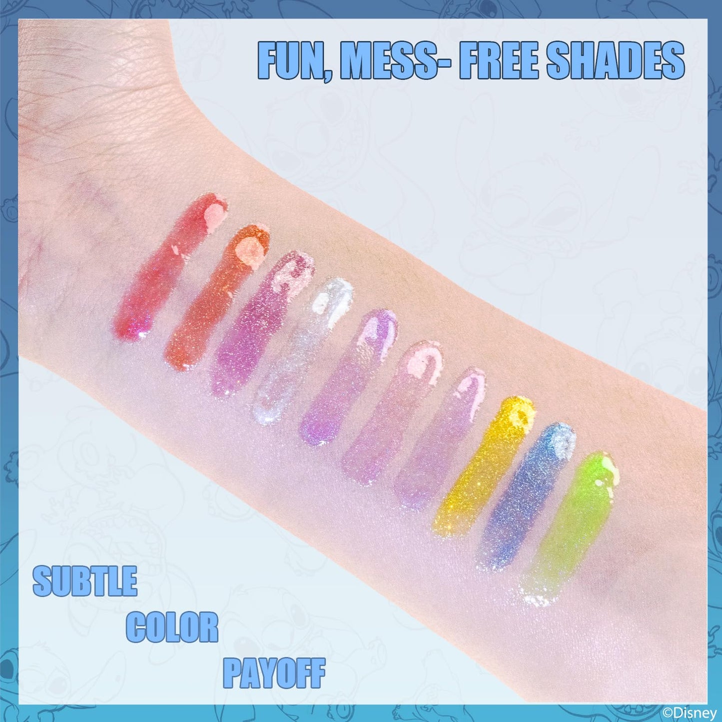 Stitch Lipgloss Pflanzlich 10er Set Mädchen Geschenk